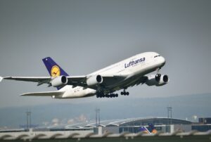 Safari Sights- Lufthansa takes off